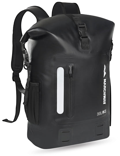 20-45L Waterproof Roll-Top Dry Backpack for Outdoor Use