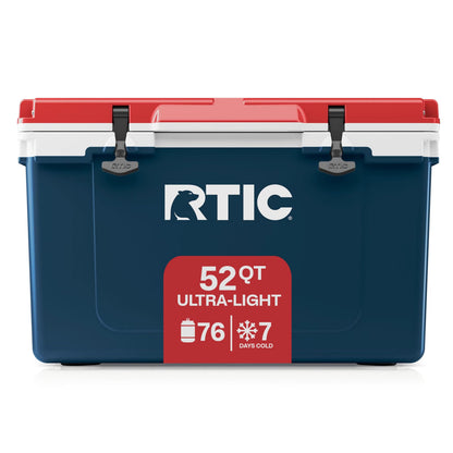 52 Quart Lightweight Hard Cooler for Camping & Outdoor Trips