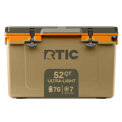 52 Quart Lightweight Hard Cooler for Camping & Outdoor Trips