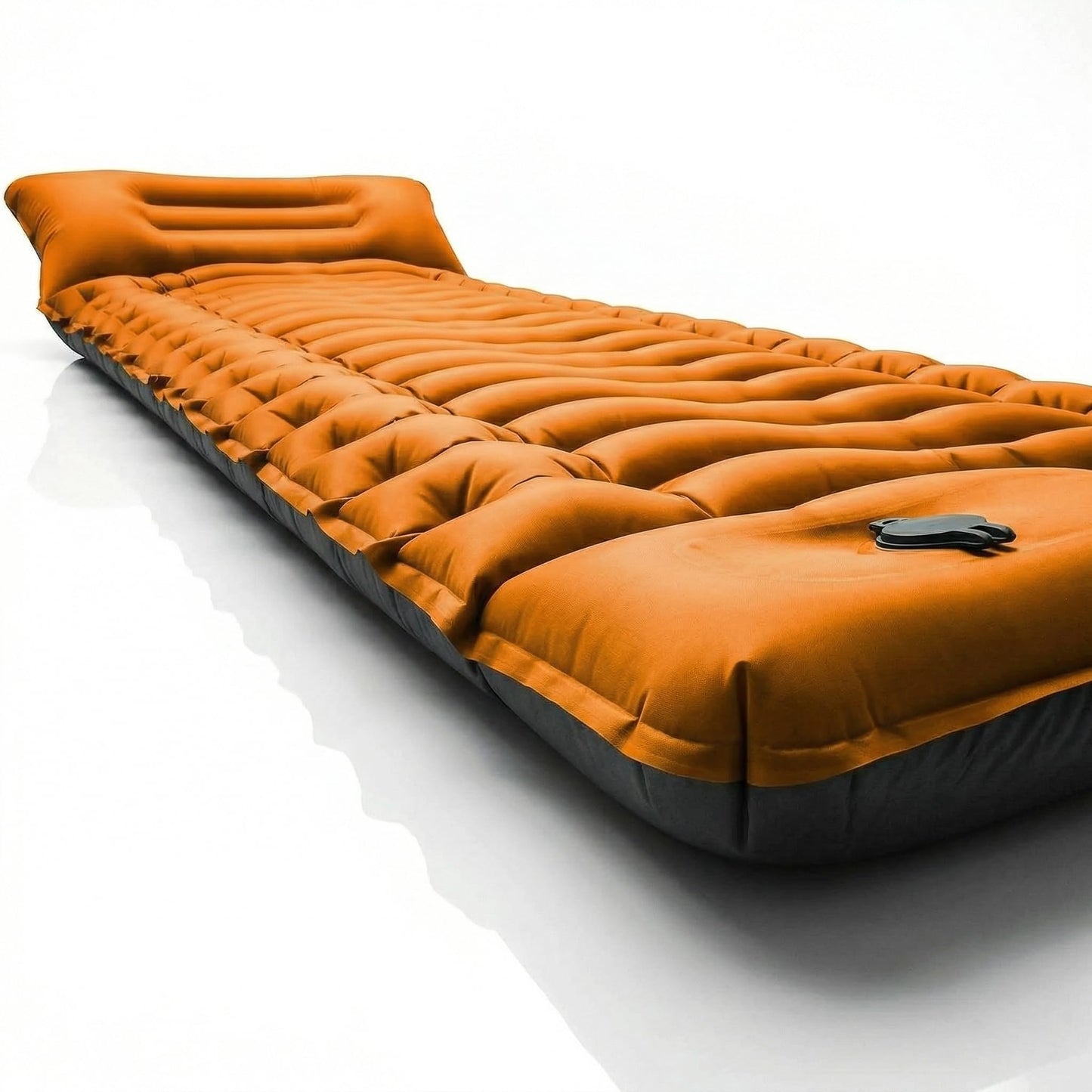 Ultralight Inflatable Sleeping Pad with Pillow and Foot Pump