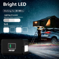 120W Portable Power Station with Solar Charging Support