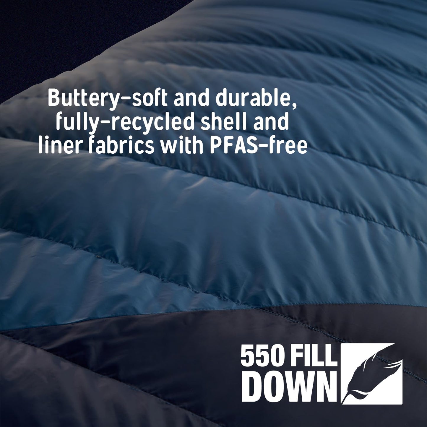 20°F Down Mummy Sleeping Bag for Backpacking & Camping