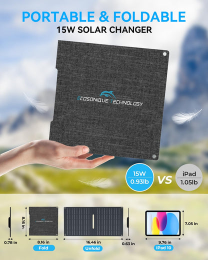Ecosonique 10W/20W/30W Solar Charger…