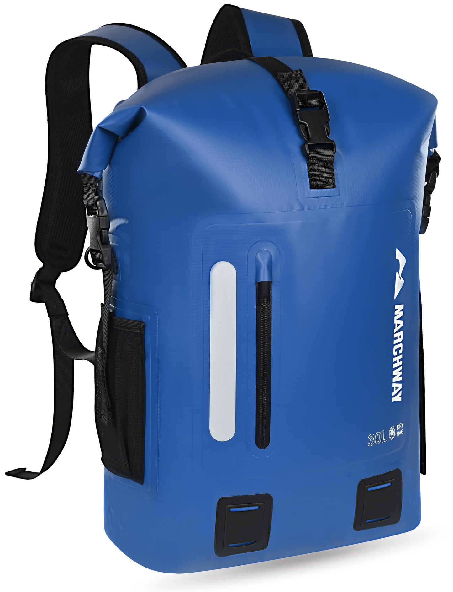 20-45L Waterproof Roll-Top Dry Backpack for Outdoor Use