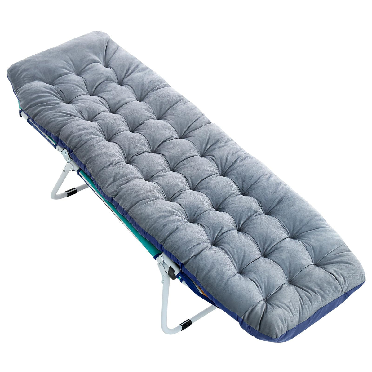 Padded Folding Camping Cot with Carry Bag for Travel