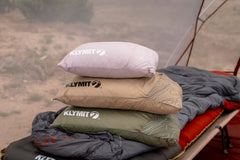 Shredded Memory Foam Camping Pillow with Reversible Cover