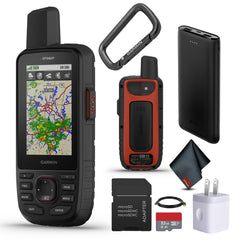 Rugged Handheld Hiking GPS with Satellite Messaging