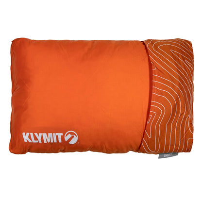 Shredded Memory Foam Camping Pillow with Reversible Cover