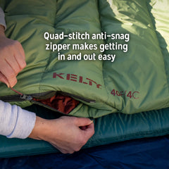 20°F Down Mummy Sleeping Bag for Backpacking & Camping