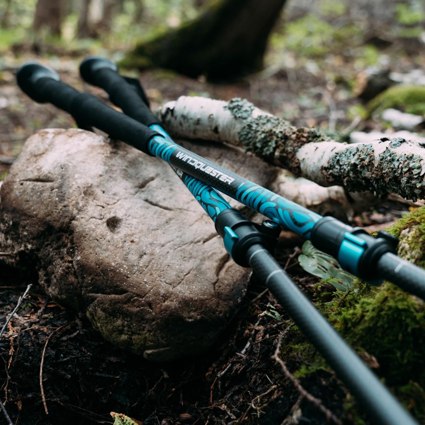 Carbon Fiber Adjustable Trekking Poles for Hiking & Backpacking