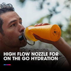 Collapsible BPA-Free Water Bottle for Backpacking & Hiking