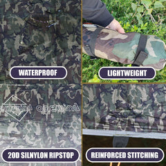Ultralight Waterproof Hammock Rain Fly Tarp with Doors