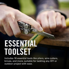 Wave Plus Multi-Tool with Replaceable Wire Cutters and Sheath