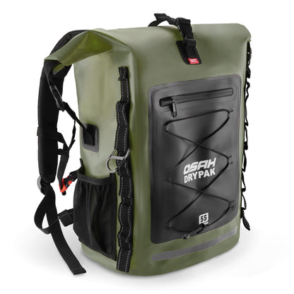 Waterproof Roll-Top Dry Backpack for Hiking & Outdoor Use
