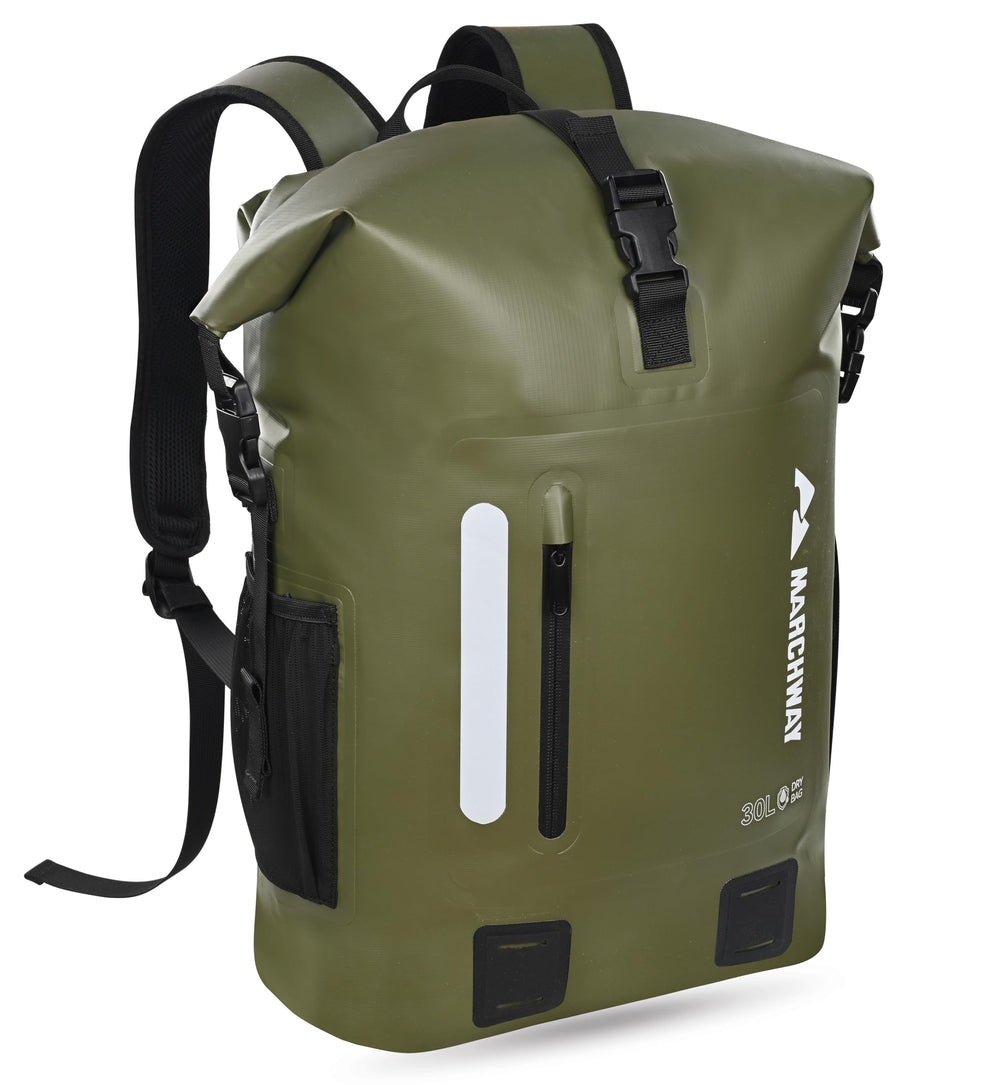 20-45L Waterproof Roll-Top Dry Backpack for Outdoor Use