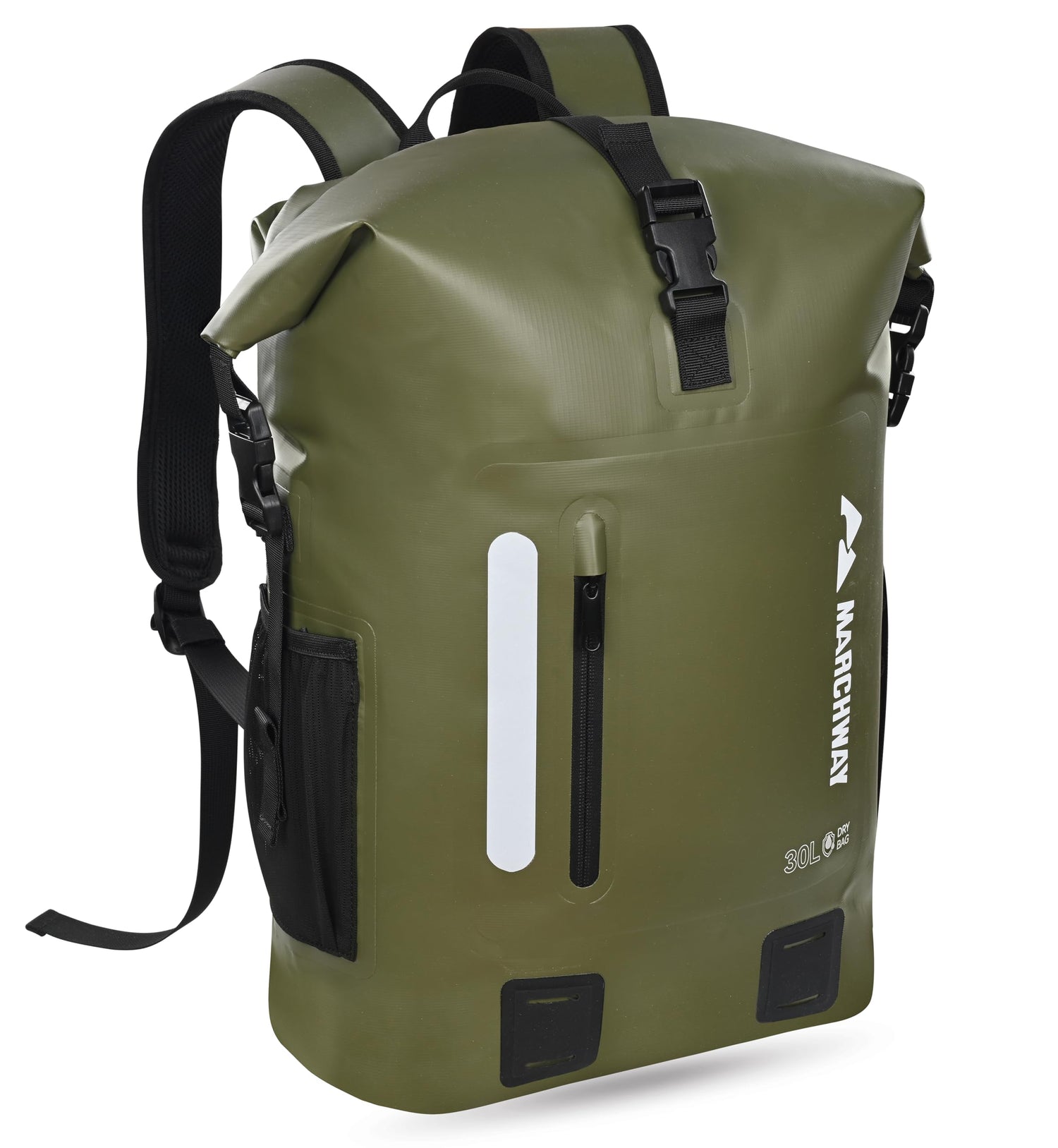20-45L Waterproof Roll-Top Dry Backpack for Outdoor Use