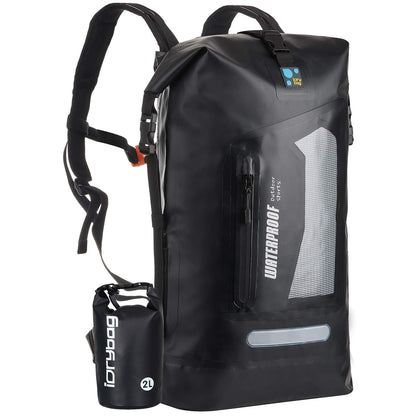 Waterproof Roll-Top Dry Backpack for Hiking & Kayaking