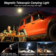 Rechargeable Camping Lantern with 12000mAh Battery and Light Modes