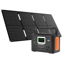 120W Portable Power Station with Solar Charging Support