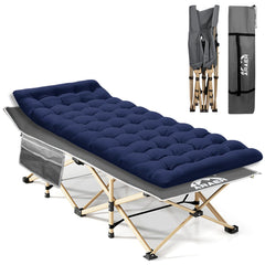 450LBS Heavy Duty Folding Camping Cot with Carry Bag