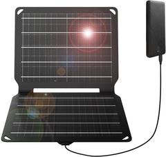 Foldable Waterproof Solar Panel Charger with USB Outputs