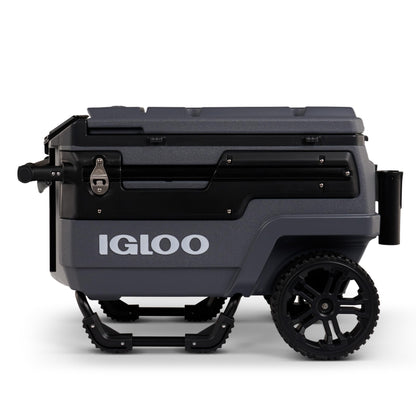 70Qt Wheeled Cooler with Insulated Hard Shell Design