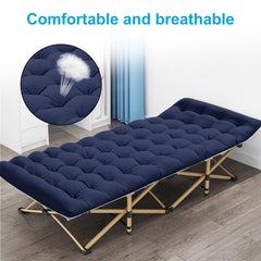 450LBS Heavy Duty Folding Camping Cot with Carry Bag