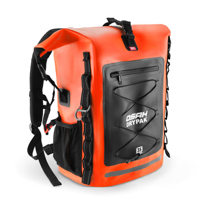 Waterproof Roll-Top Dry Backpack for Hiking & Outdoor Use