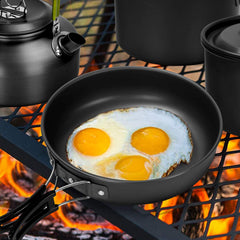 29-Piece Non-Stick Camping Cookware Mess Kit with Utensils