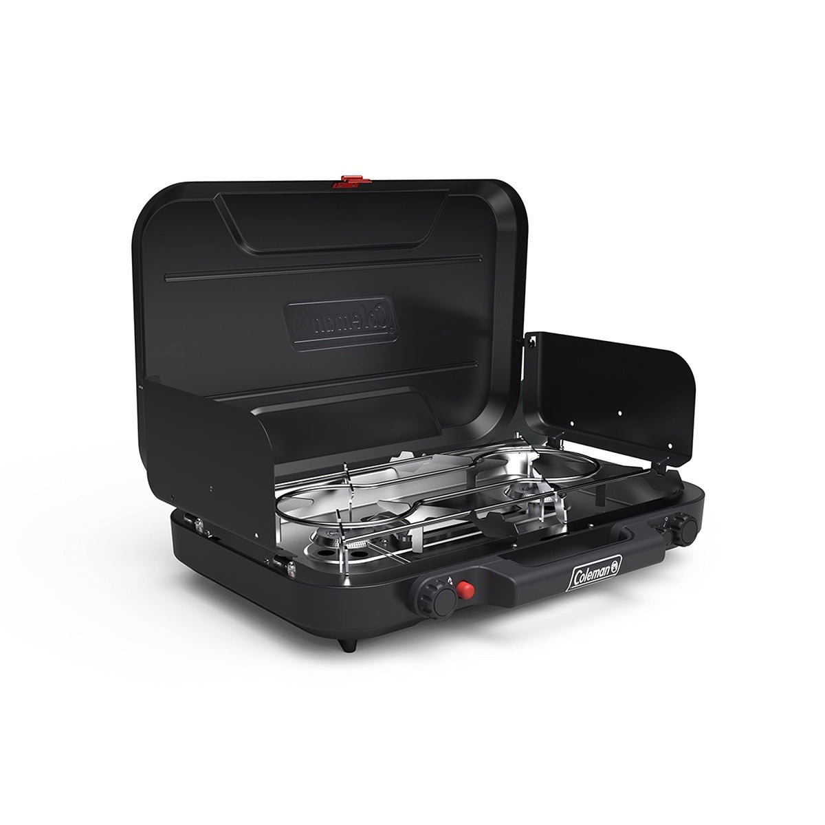 3-Burner Propane Camping Stove with Adjustable Heat Control