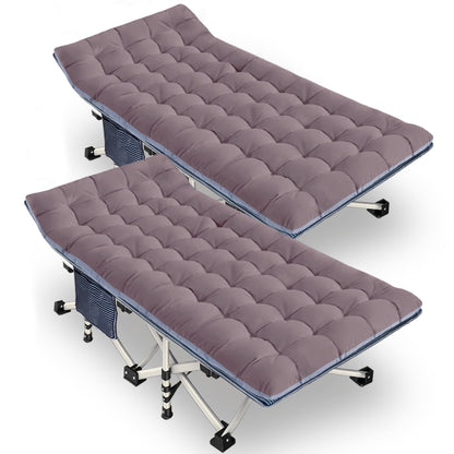 GETOVIN Camping Cot Sleeping Cot for Adults with Mattress Folding Cot