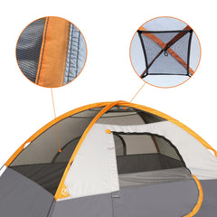 3-Season Dome Camping Tent with Rainfly and Easy Setup