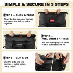 Waterproof Roll-Top Dry Duffel Bag for Outdoor Adventures