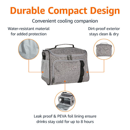Soft Insulated Cooler for Camping and Outdoor Use