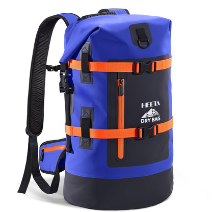 40L Waterproof Roll-Top Dry Backpack for Outdoor Adventures