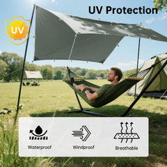 Waterproof Backpacking Tarp Shelter for Camping Travel