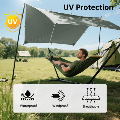 Waterproof Backpacking Tarp Shelter for Camping Travel