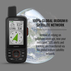 Rugged Handheld Hiking GPS with Satellite Messaging