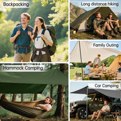 Waterproof Backpacking Tarp Shelter for Camping Travel