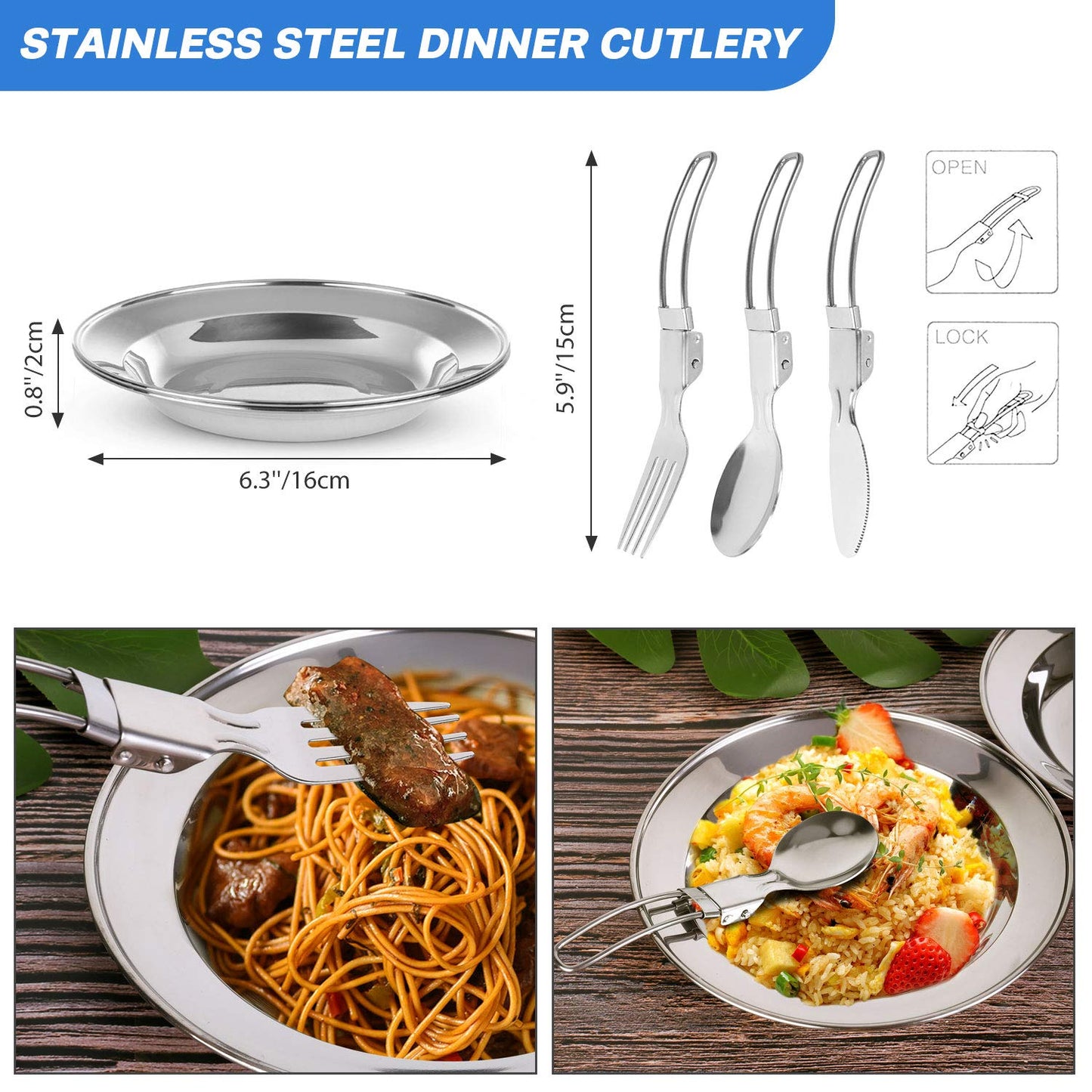 16-Piece Camping Cookware Set with Folding Stove and Utensils