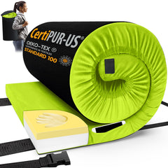 Portable Memory Foam Camping Mattress Pad with Travel Bag
