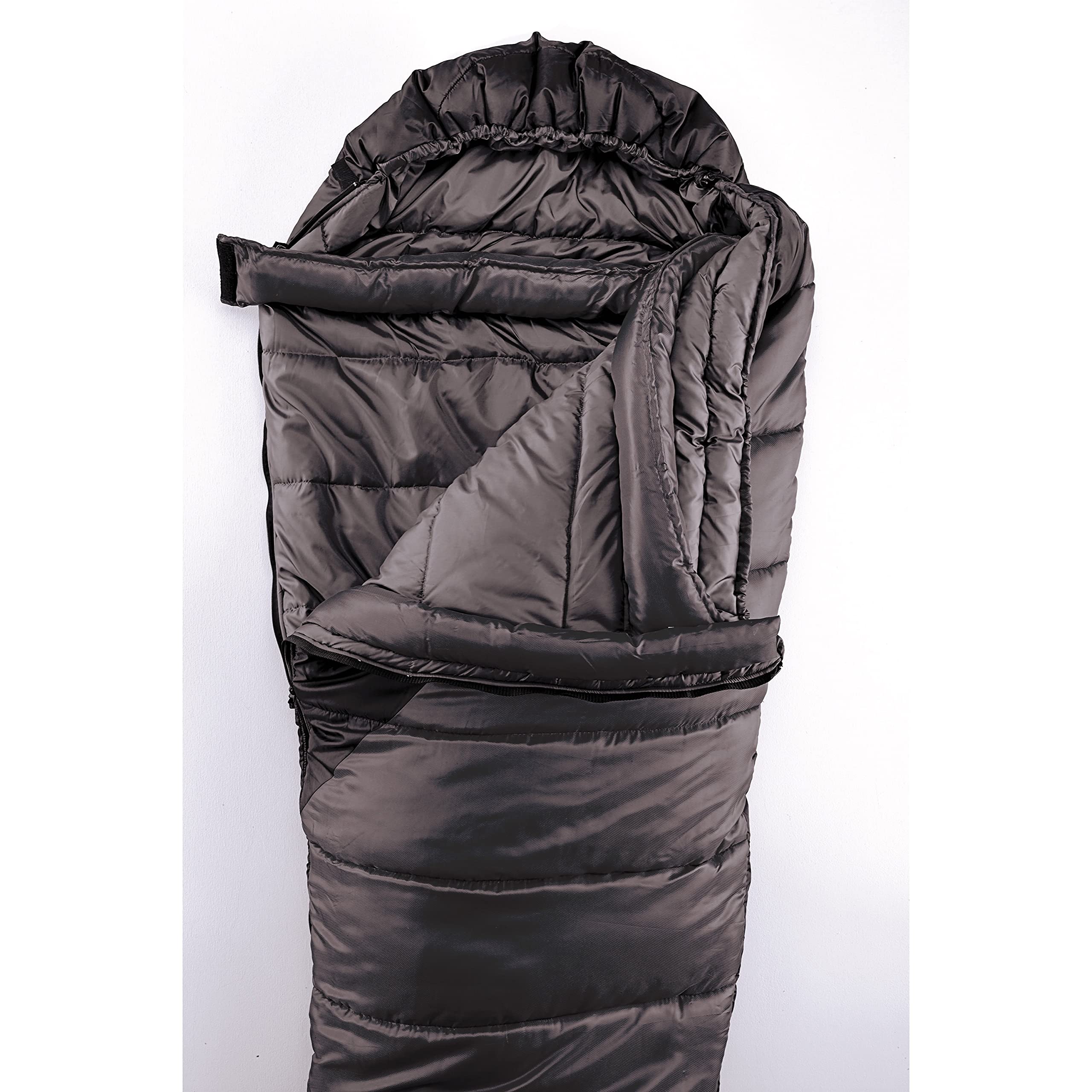 0°F Cold Weather Mummy Sleeping Bag with Adjustable Hood