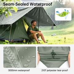 Waterproof Backpacking Tarp Shelter for Camping Travel
