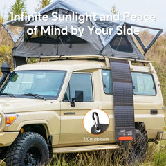 Foldable Waterproof Solar Panel Charger for Camping & Hiking