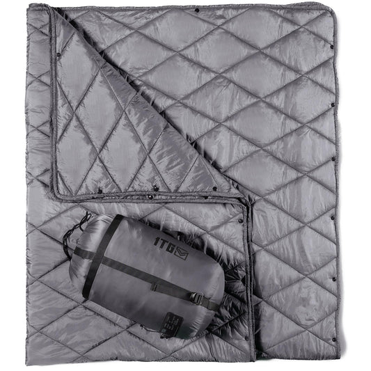 Lightweight Packable Camping Blanket with Snap Buttons
