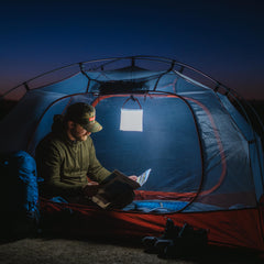 Solar Rechargeable Camping Lantern with Phone Charger