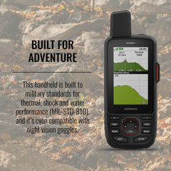 Rugged Handheld Hiking GPS with Satellite Messaging