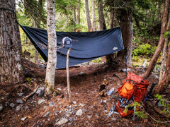 12x9 ft Waterproof Hammock Rain Fly Tarp Shelter Kit