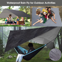 Single/Double Camping Hammock with Rain Fly and Bug Net