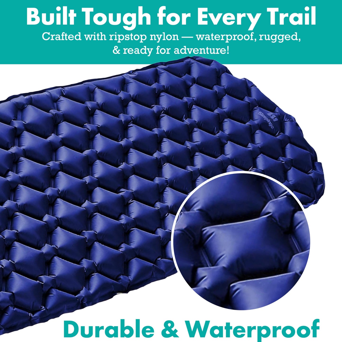 Ultralight Inflatable Sleeping Mat for Camping & Hiking